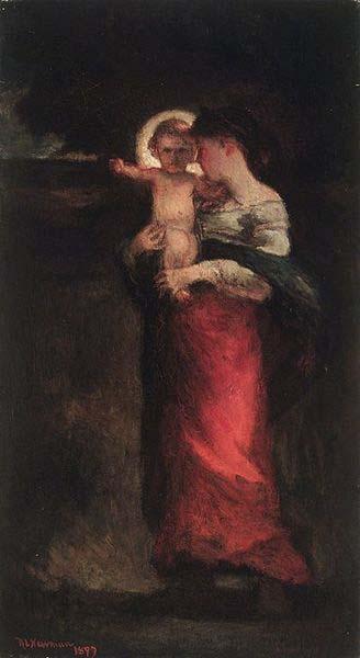 Robert Loftin Newman Madonna and Child oil painting image